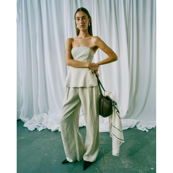 Copenhagen Muse CMTENI Corsage Top, Beige 